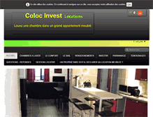 Tablet Screenshot of coloc-invest.com